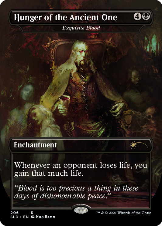 Exquisite Blood “Hunger of the Ancient One” MTG proxy card