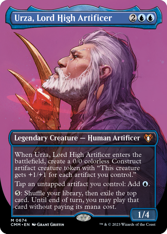 Urza, Lord High Artificer MTG proxy card