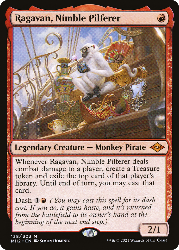 Ragavan, Nimble Pilferer MTG proxy card