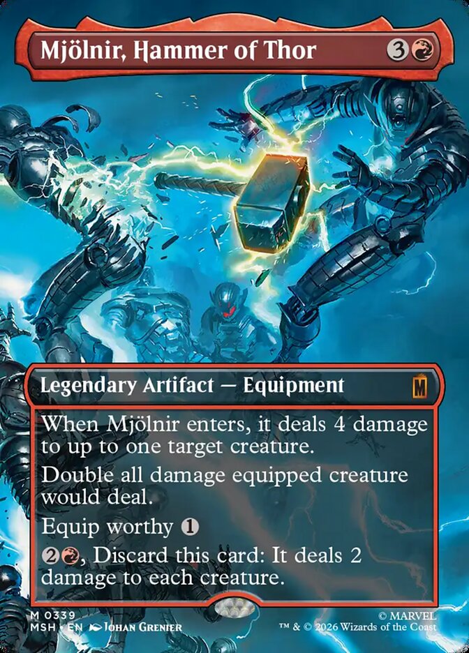 Mjölnir, Hammer of Thor MTG proxy card