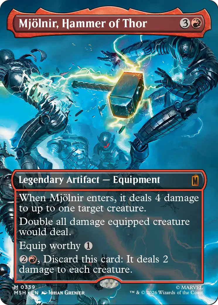 Mjölnir, Hammer of Thor MTG proxy card