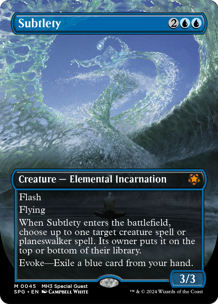 Subtlety MTG proxy card