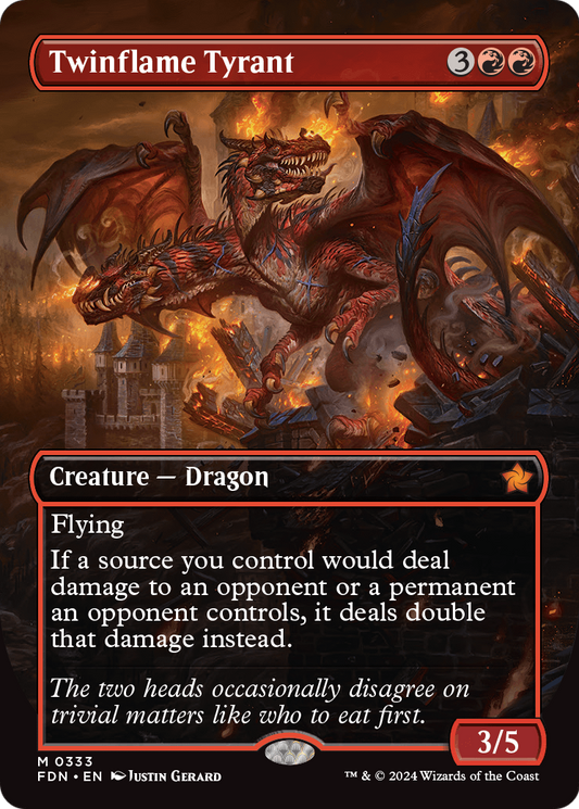 Twinflame Tyrant MTG proxy card
