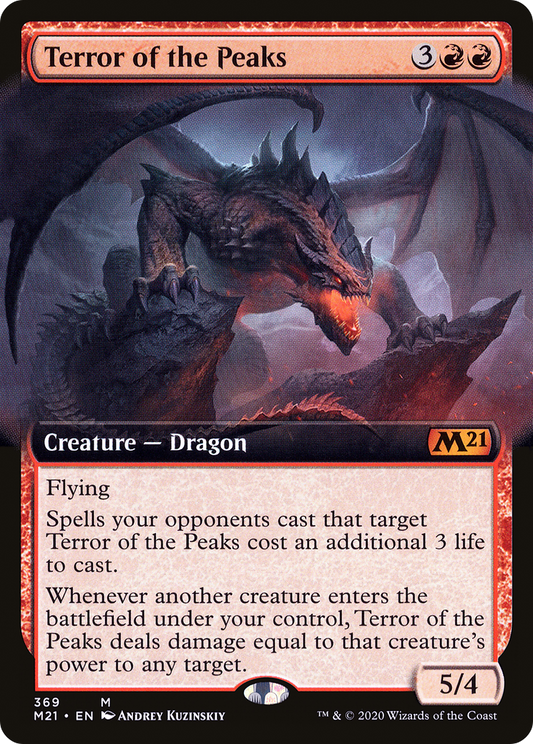 Terror of the Peaks MTG proxy card