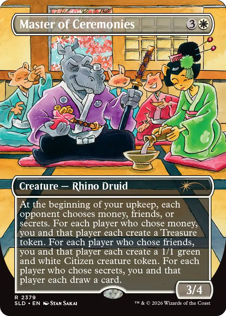 Master of Ceremonies MTG proxy card