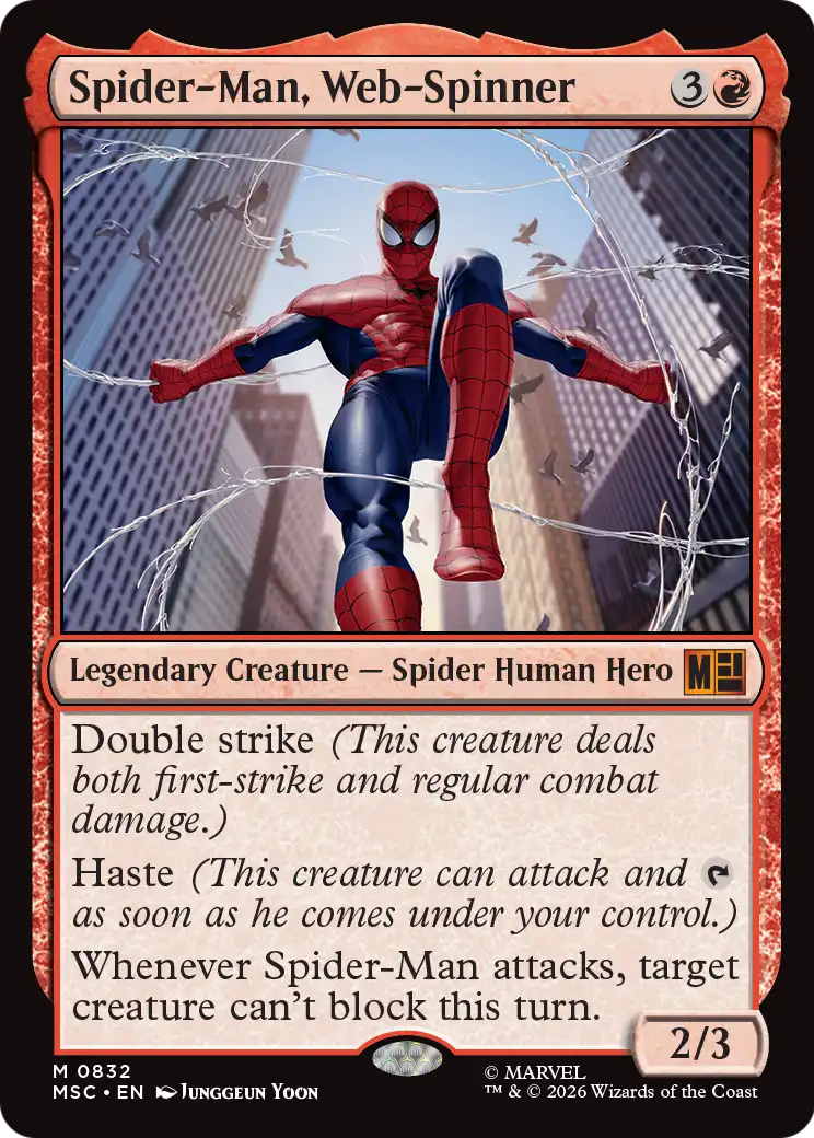 Spider-Man, Web-Spinner MTG proxy card