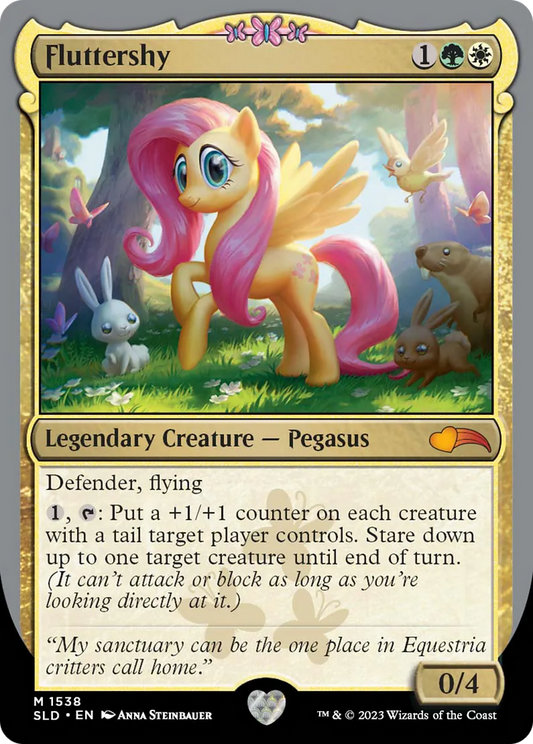 Fluttershy MTG proxy card