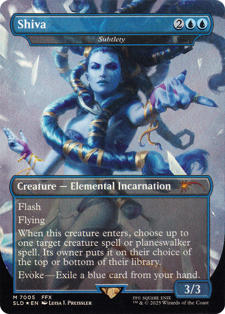 Subtlety “Shiva” MTG proxy card