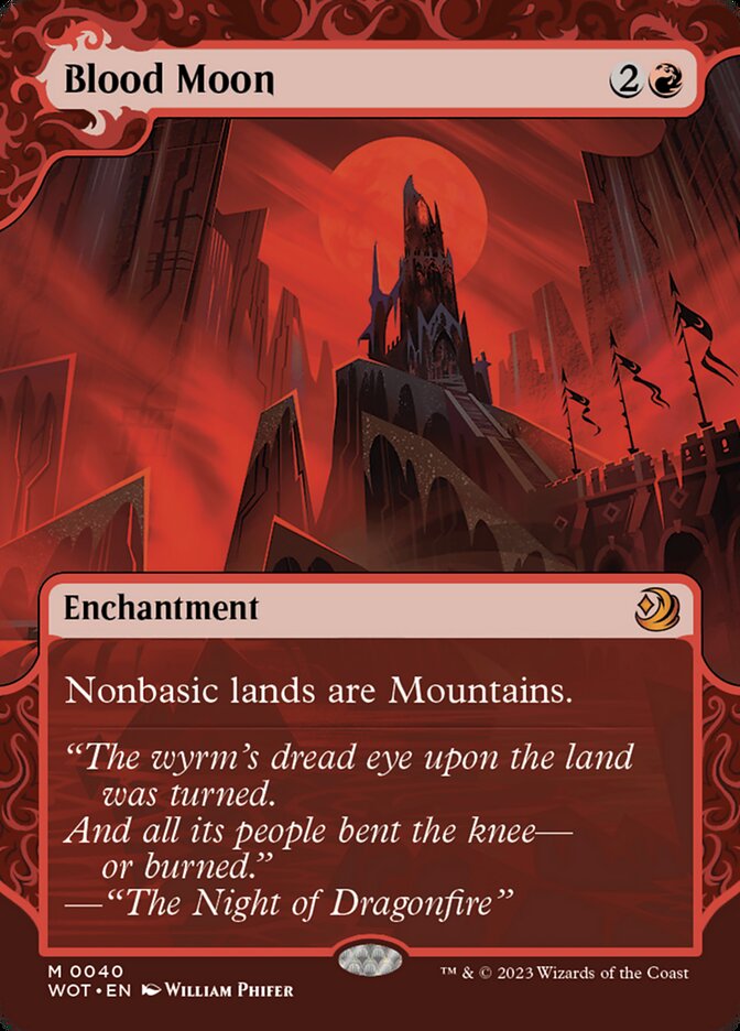 Blood Moon MTG proxy card