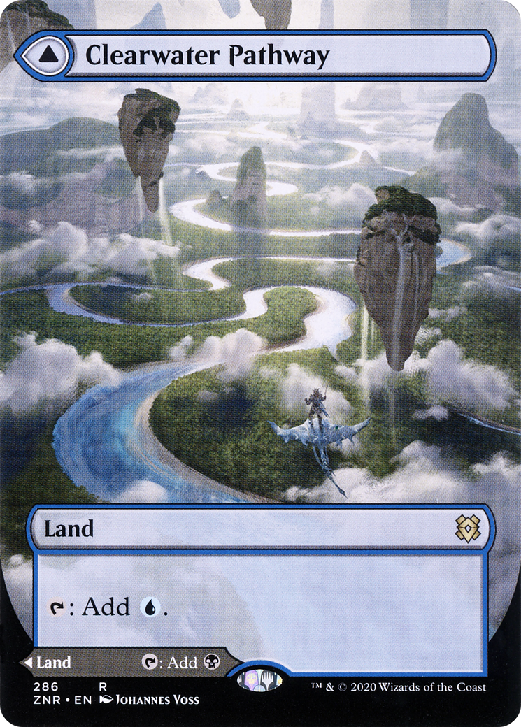 Clearwater Pathway // Murkwater Pathway MTG proxy card