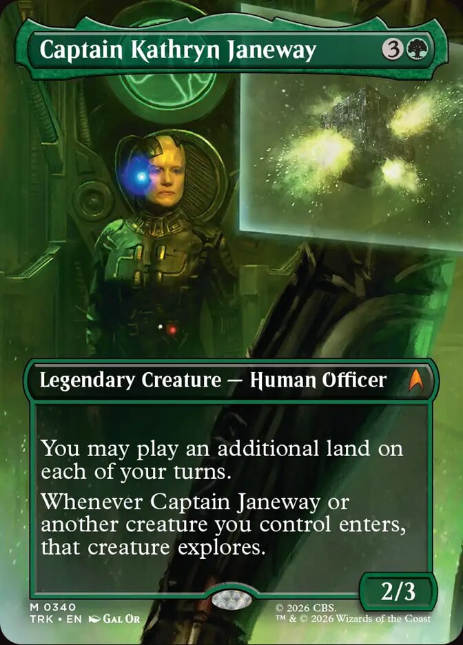 Captain Kathryn Janeway MTG proxy card