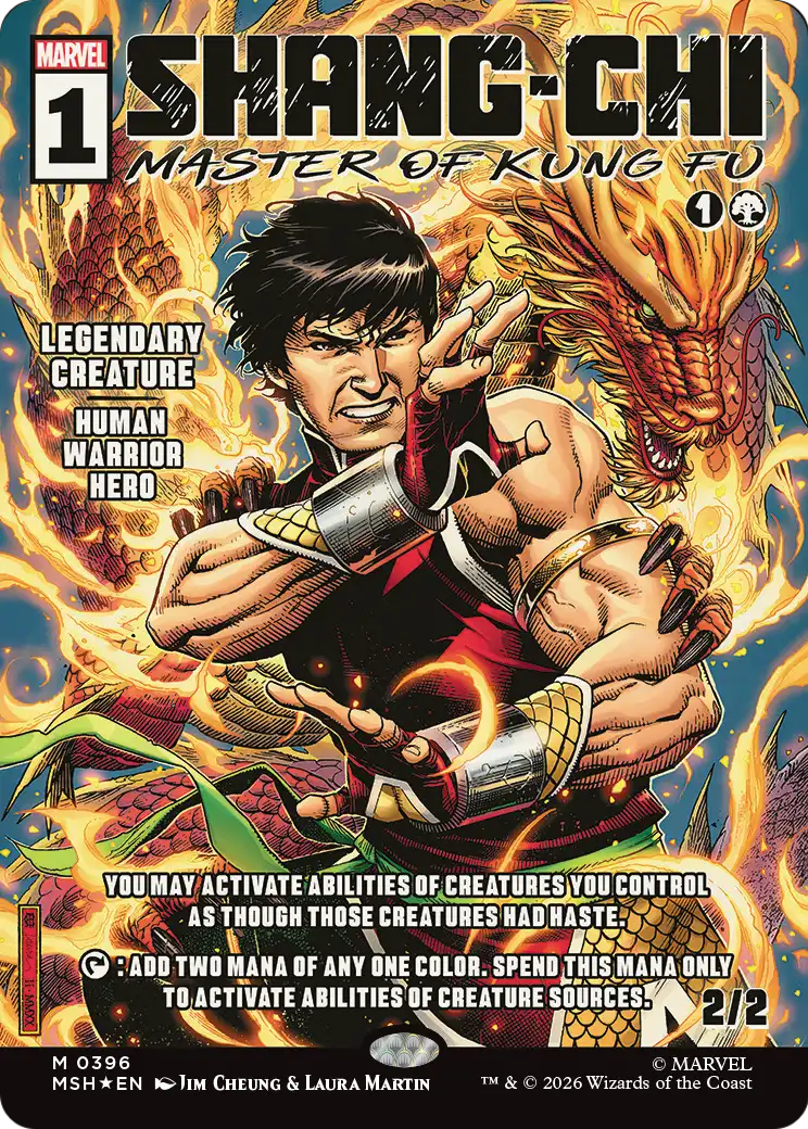 Shang-Chi, Master of Kung Fu MTG proxy card