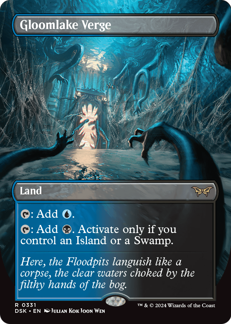 Gloomlake Verge MTG proxy card