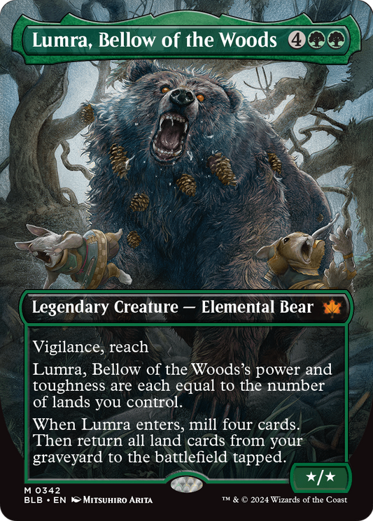 Lumra, Bellow of the Woods MTG proxy card