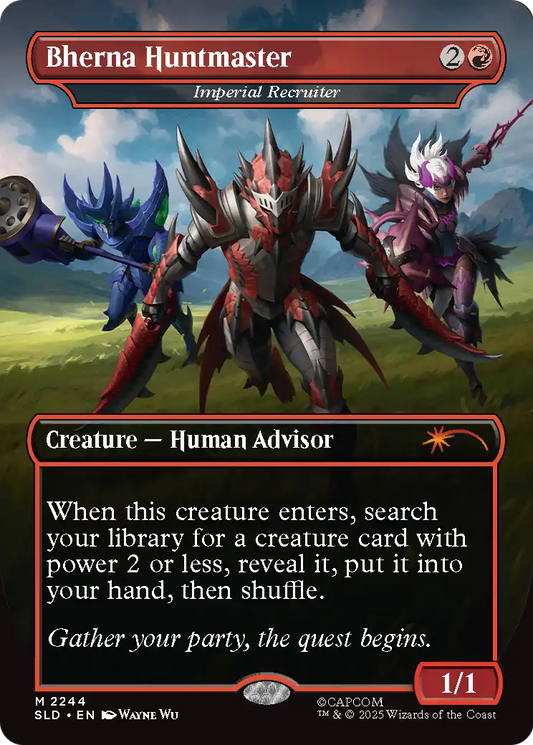 Imperial Recruiter “Bherna Huntmaster” MTG proxy card