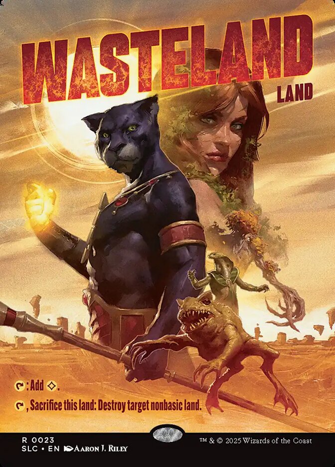 Wasteland MTG proxy card