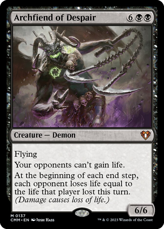 Archfiend of Despair MTG proxy card