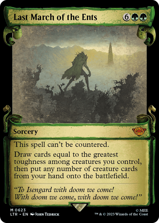 Last March of the Ents MTG proxy card