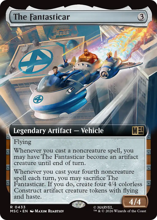 The Fantasticar MTG proxy card