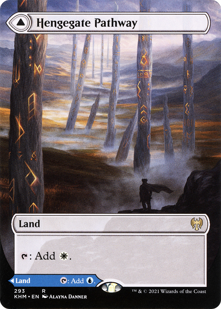 Hengegate Pathway // Mistgate Pathway MTG proxy card
