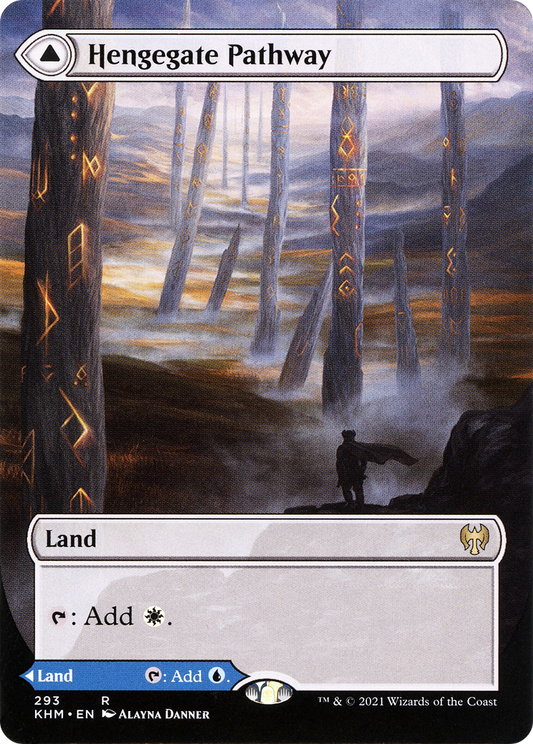 Hengegate Pathway // Mistgate Pathway MTG proxy card