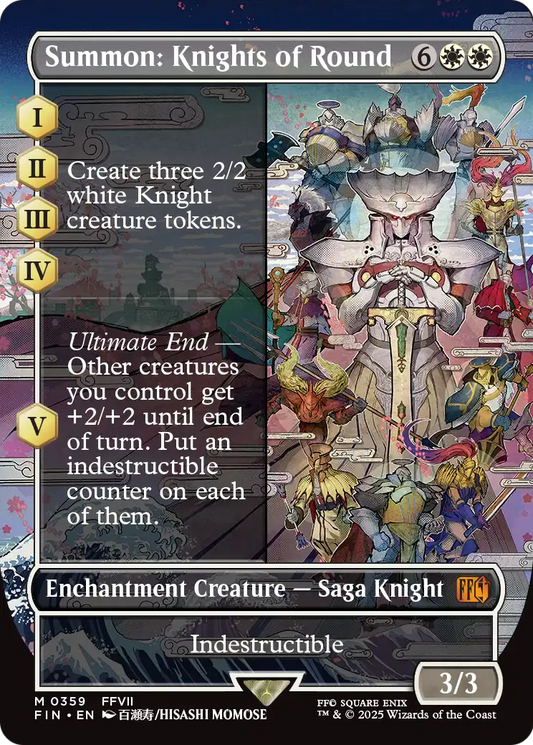 Summon: Knights of Round MTG proxy card
