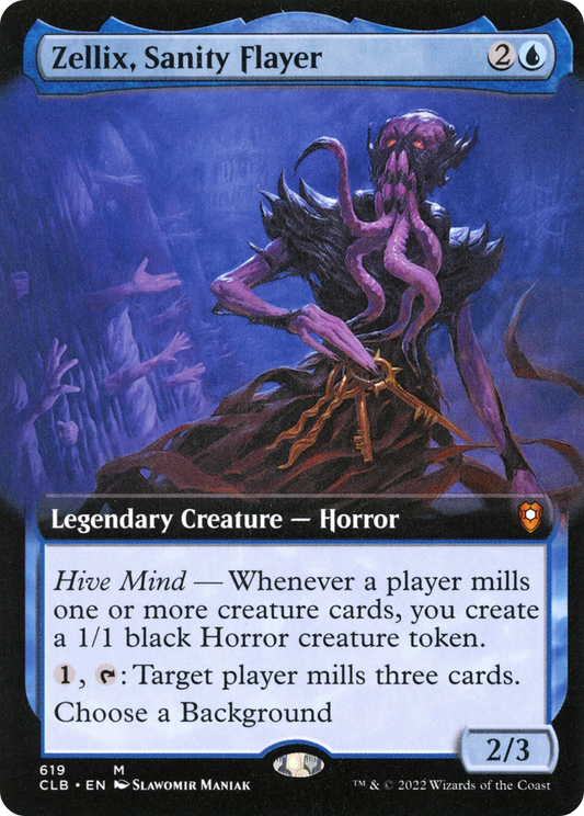 Zellix, Sanity Flayer MTG proxy card