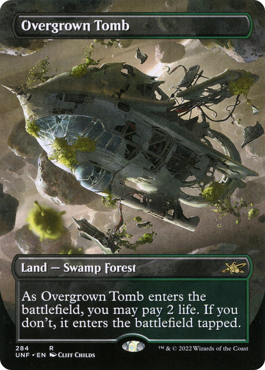Overgrown Tomb MTG proxy card