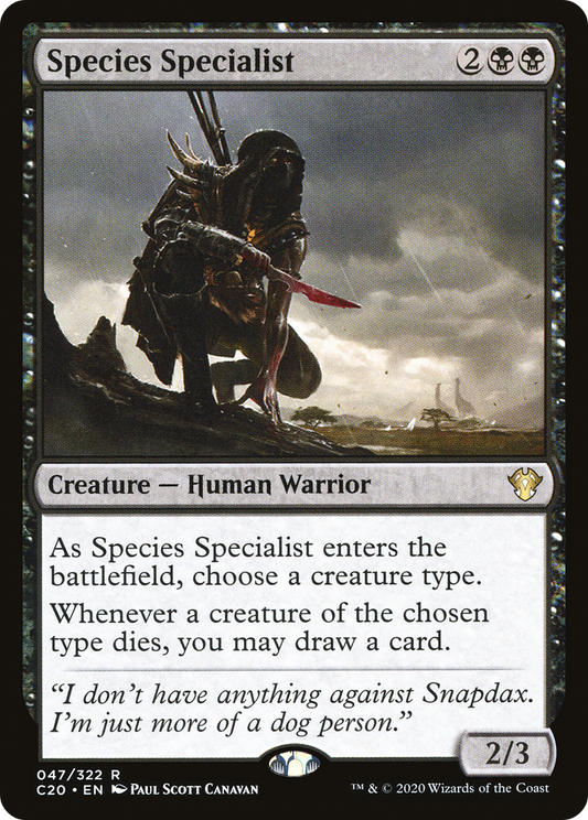Species Specialist MTG proxy card