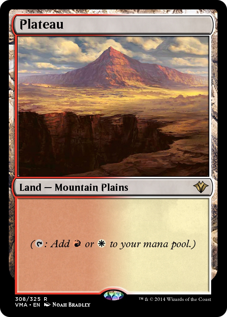 Plateau MTG proxy card