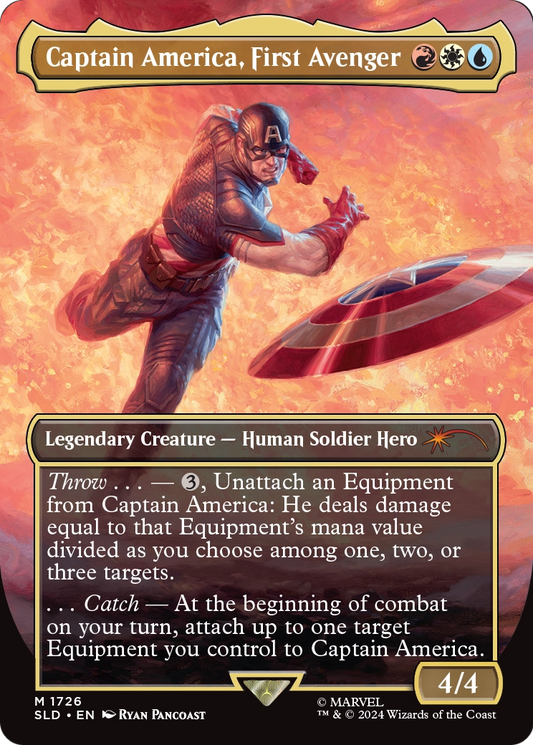 Captain America, First Avenger MTG proxy card