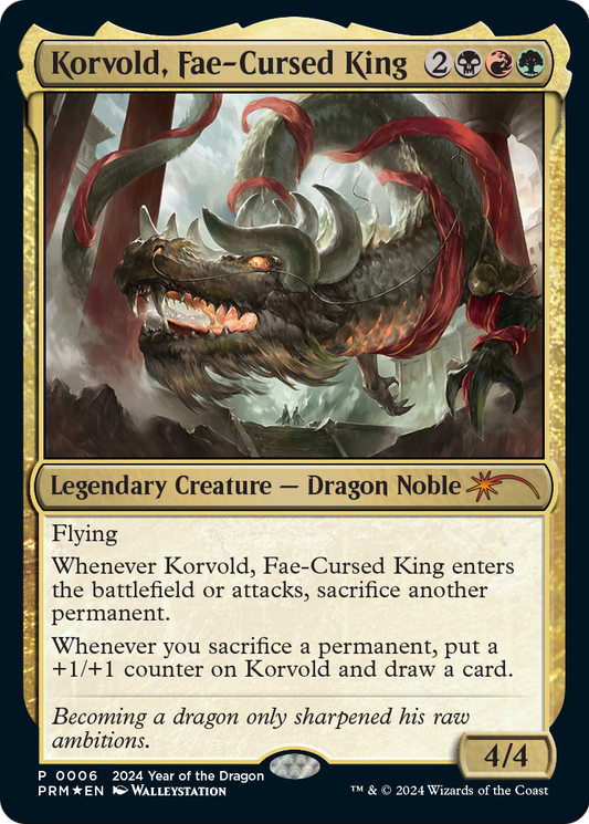 Korvold, Fae-Cursed King MTG proxy card