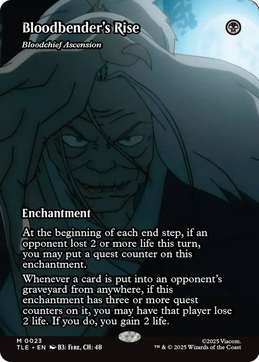 Bloodchief Ascension “Bloodbender's Rise” MTG proxy card