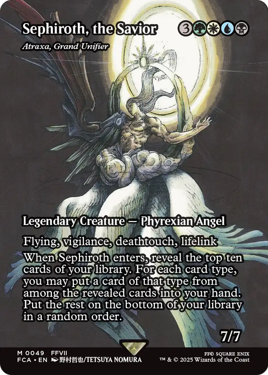 Atraxa, Grand Unifier “Sephiroth, the Savior” MTG proxy card
