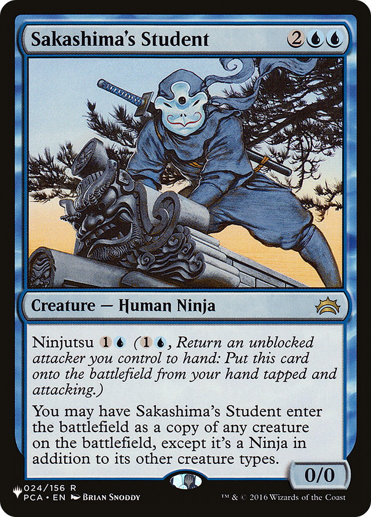 Sakashima's Student MTG proxy card