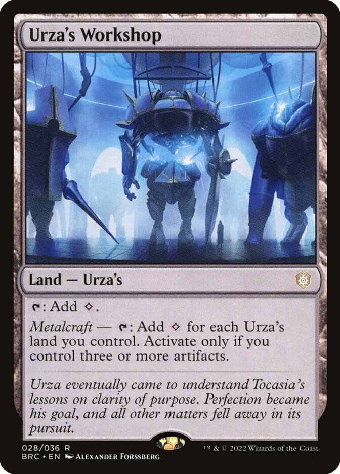 Urza's Workshop - The Brothers' War Commander – MTG Proxy Card