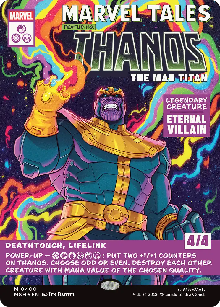 Thanos, the Mad Titan MTG proxy card