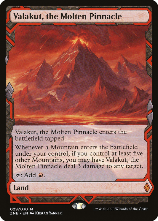 Valakut, the Molten Pinnacle MTG proxy card