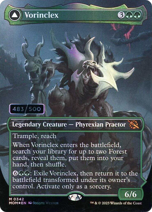 Vorinclex // The Grand Evolution MTG proxy card
