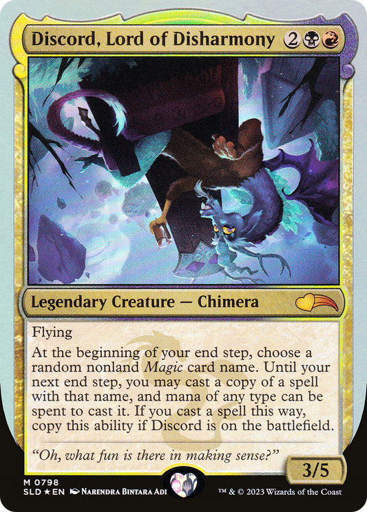 Discord, Lord of Disharmony MTG proxy card