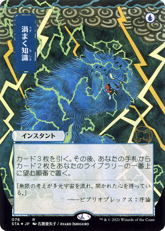 Brainstorm MTG proxy card