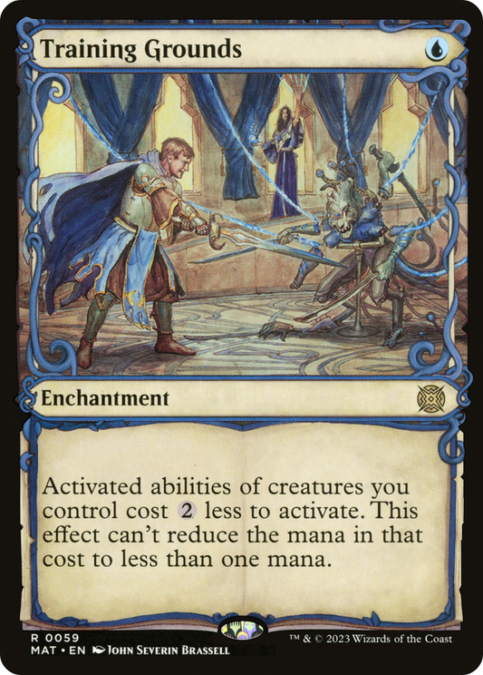 Training Grounds MTG proxy card
