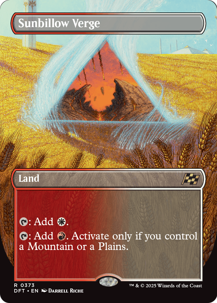 Sunbillow Verge MTG proxy card