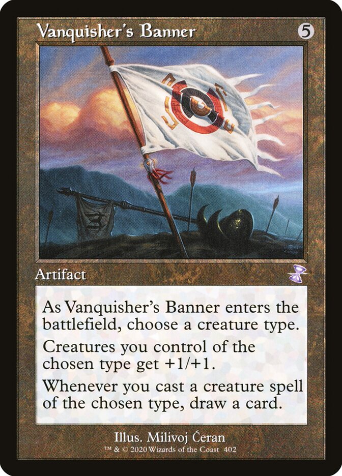 Vanquisher's Banner MTG proxy card