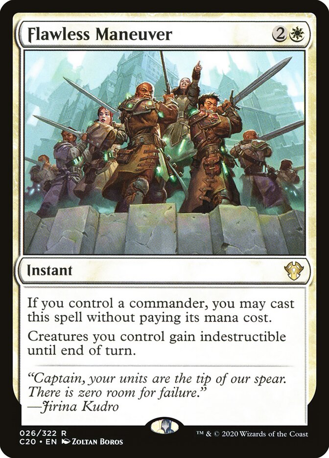Flawless Maneuver MTG proxy card