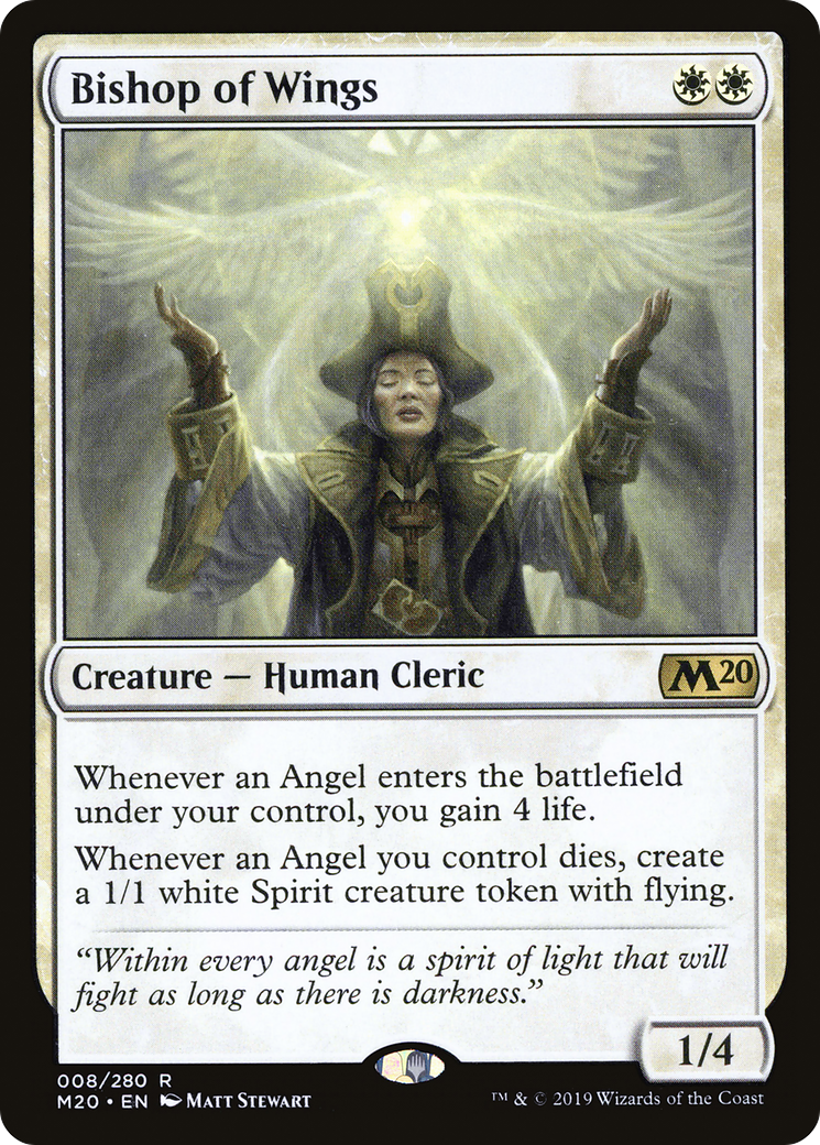 Bishop of Wings MTG proxy card