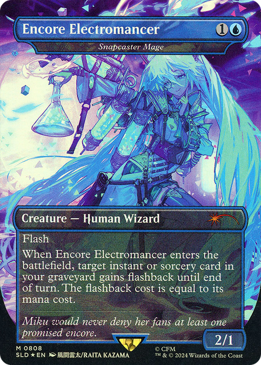 Snapcaster Mage “Encore Electromancer” MTG proxy card