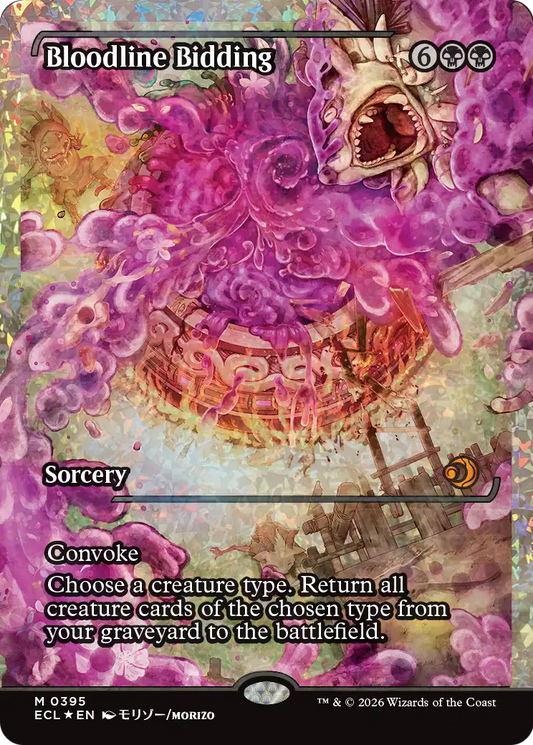 Bloodline Bidding MTG proxy card