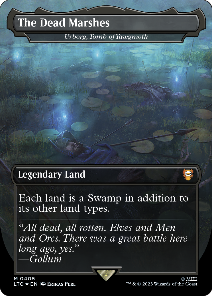 Urborg, Tomb of Yawgmoth “The Dead Marshes” MTG proxy card