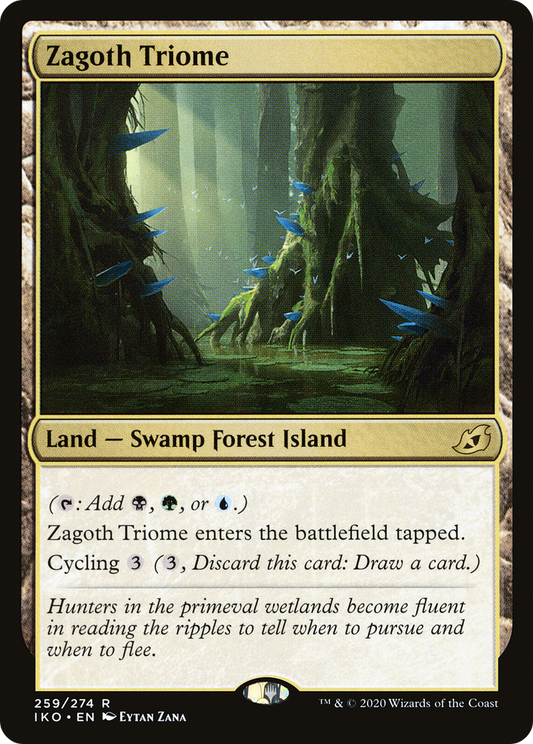Zagoth Triome MTG proxy card